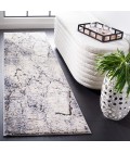 Safavieh Petra Ivory / Light Grey Rug PTA106 2 ft. 3 in. X 8 ft. Runner - Rugs Town Safavieh Petra Ivory / Light Grey PTA106 2 ft. 3 in. X 8 ft. Runner Rug