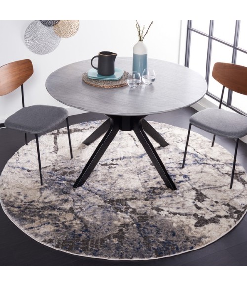 Safavieh Petra Ivory / Light Grey Rug PTA106 6 ft. 7 in. X 6 ft. 7 in. Round - Rugs Town Safavieh Petra Ivory / Light Grey PTA106 6 ft. 7 in. X 6 ft. 7 in. Round Rug