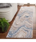 Safavieh Prestige Beige / Blue PTE108 2 ft. 3 in. X 8 ft. Runner Rug