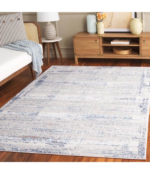 Safavieh Prestige Ivory / Blue PTE114 5 ft. 3 in. X 7 ft. 6 in. Rectangle Rug