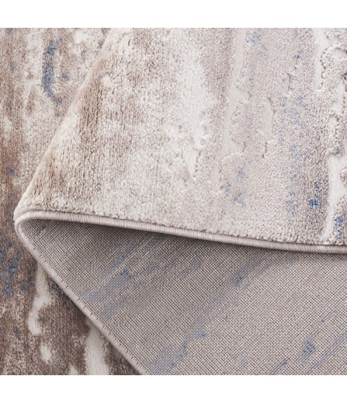 Safavieh Prestige Ivory / Blue Rug PTE122 6 ft. 7 in. X 6 ft. 7 in. Square - Rugs Town Safavieh Prestige Ivory / Blue PTE122 6 ft. 7 in. X 6 ft. 7 in. Square Rug