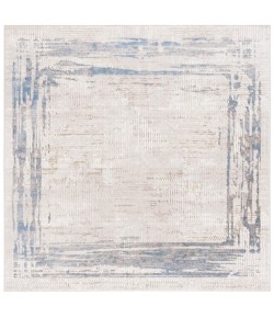 Safavieh Prestige Ivory / Blue PTE126 6 ft. 7 in. X 6 ft. 7 in. Square Rug