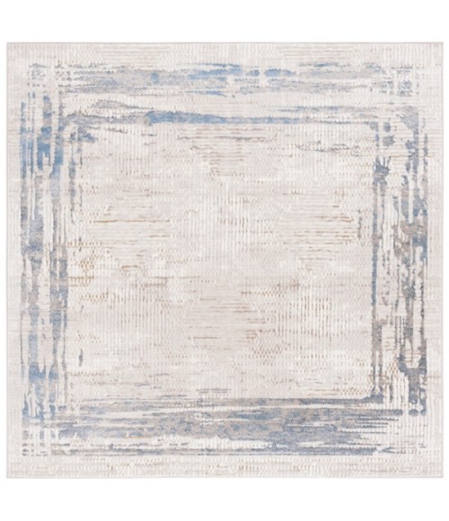 Safavieh Prestige Ivory / Blue Rug PTE126 6 ft. 7 in. X 6 ft. 7 in. Square - Rugs Town Safavieh Prestige Ivory / Blue PTE126 6 ft. 7 in. X 6 ft. 7 in. Square Rug