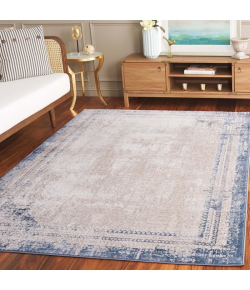 Safavieh Prestige Beige / Blue PTE130 8 ft. X 10 ft. Rectangle Rug