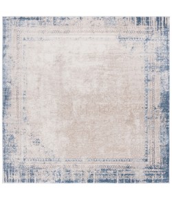 Safavieh Prestige Beige / Blue PTE130 6 ft. 7 in. X 6 ft. 7 in. Square Rug