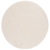Safavieh Revive Ivory REV104 6 ft. 7 in. X 6 ft. 7 in. Round Rug