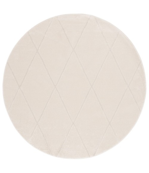 Safavieh Revive Ivory REV104 6 ft. 7 in. X 6 ft. 7 in. Round Rug