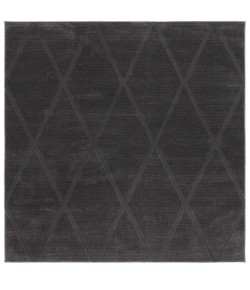 Safavieh Revive Charcoal REV104 6 ft. 7 in. X 6 ft. 7 in. Square Rug