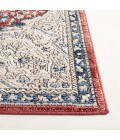 Safavieh Rosewood Ivory / Red ROW104 6 ft. 7 in. X 6 ft. 7 in. Square Rug