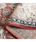 Safavieh Rosewood Ivory / Red ROW104 6 ft. 7 in. X 6 ft. 7 in. Square Rug