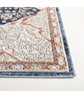 Safavieh Rosewood Ivory / Blue ROW104 6 ft. 7 in. X 6 ft. 7 in. Square Rug