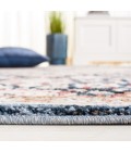 Safavieh Rosewood Ivory / Blue ROW104 6 ft. 7 in. X 6 ft. 7 in. Square Rug