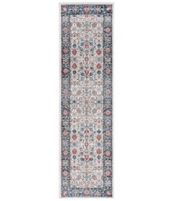 Safavieh Rosewood Ivory / Blue ROW106 2 ft. 3 in. X 8 ft. Runner Rug