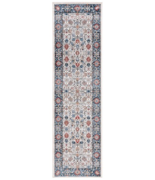 Safavieh Rosewood Ivory / Blue ROW106 2 ft. 3 in. X 8 ft. Runner Rug