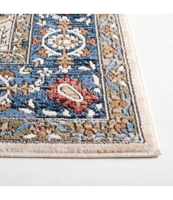 Safavieh Rosewood Ivory / Blue ROW106 6 ft. 7 in. X 6 ft. 7 in. Square Rug