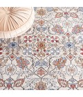 Safavieh Rosewood Ivory / Blue Rug ROW106 6 ft. 7 in. X 6 ft. 7 in. Square - Rugs Town Safavieh Rosewood Ivory / Blue ROW106 6 ft. 7 in. X 6 ft. 7 in. Square Rug