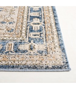 Safavieh Rosewood Ivory / Blue ROW108 6 ft. 7 in. X 6 ft. 7 in. Square Rug