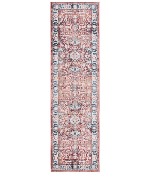 Safavieh Rosewood Blue / Red ROW116 2 ft. 3 in. X 8 ft. Runner Rug