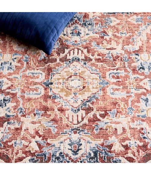 Safavieh Rosewood Blue / Red ROW116 9 ft. X 12 ft. Rectangle Rug