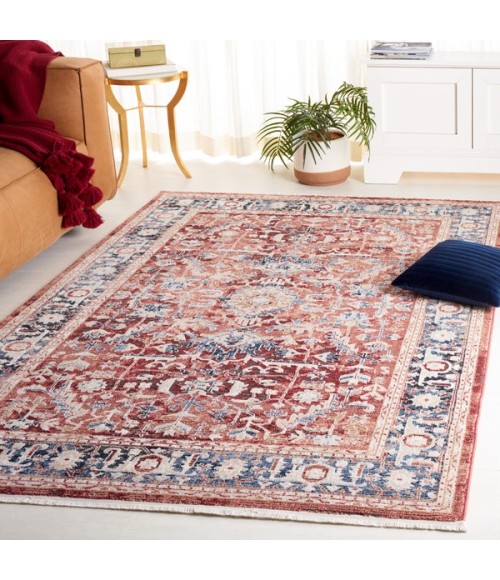 Safavieh Rosewood Blue / Red ROW116 9 ft. X 12 ft. Rectangle Rug