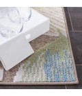 Safavieh Sarasota Grey / Brown SAR110 9 ft. X 12 ft. Rectangle Rug