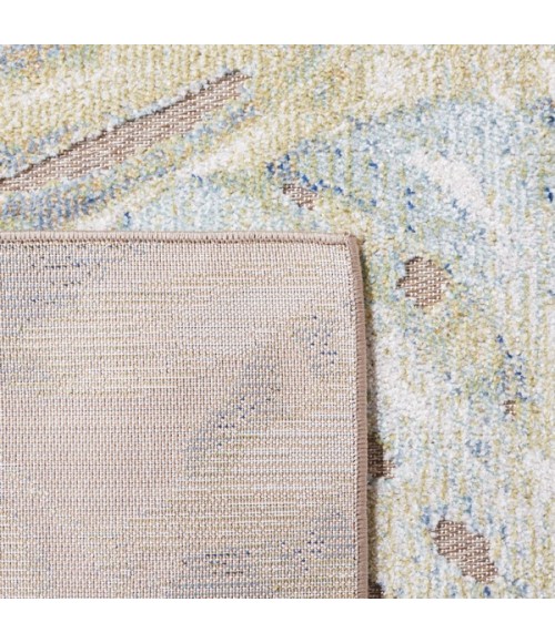 Safavieh Sarasota Light Green / Brown SAR112 2 ft. 3 in. X 9 ft. Runner Rug