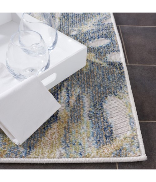Safavieh Sarasota Light Green / Ivory SAR112 2 ft. 3 in. X 9 ft. Runner Rug