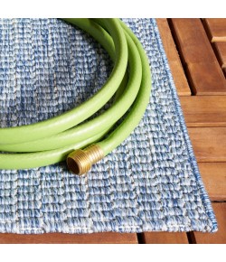 Safavieh Sisal All-Weather Blue SAW420 5 ft. 0 in. X 7 ft. 6 in. Rectangle Rug