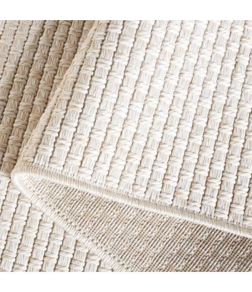 Safavieh Sisal All-Weather Ivory SAW460 5 ft. 0 in. X 7 ft. 6 in. Rectangle Rug