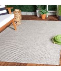 Safavieh Sisal All-Weather Grey / Ivory SAW460 5 ft. 0 in. X 7 ft. 6 in. Rectangle Rug