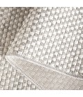 Safavieh Sisal All-Weather Light Grey / Ivory SAW460 8 ft. X 10 ft. Rectangle Rug