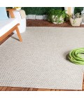 Safavieh Sisal All-Weather Light Grey / Ivory SAW460 8 ft. X 10 ft. Rectangle Rug