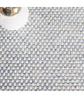 Safavieh Sisal All-Weather Blue / Ivory SAW460 4 ft. X 6 ft. Rectangle Rug