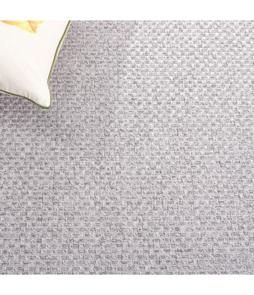 Safavieh Sisal All-Weather Light Grey SAW640 6 ft. 7 in. X 6 ft. 7 in. Round Rug