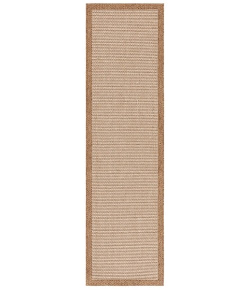 Safavieh Sisal All-Weather Natural / Brown SAW644 5 ft. 3 in. X 7 ft. 6 in. Rectangle Rug