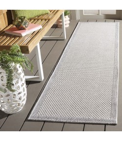 Safavieh Sisal All-Weather Ivory / Grey SAW644 6 ft. 7 in. X 6 ft. 7 in. Round Rug