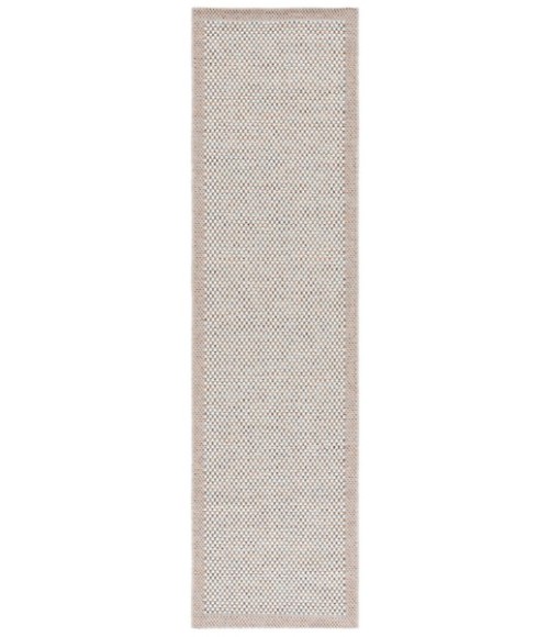 Safavieh Sisal All-Weather Ivory / Aqua Orange SAW644 5 ft. 3 in. X 7 ft. 6 in. Rectangle Rug