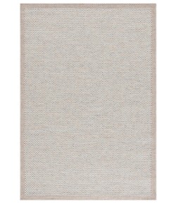 Safavieh Sisal All-Weather Ivory / Aqua Orange SAW644 6 ft. 7 in. X 6 ft. 7 in. Round Rug