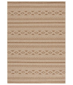Safavieh Sisal All-Weather Natural / Brown SAW646 6 ft. 7 in. X 6 ft. 7 in. Round Rug