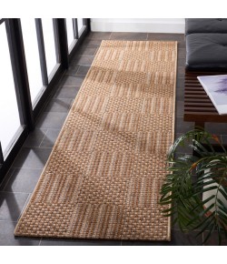 Safavieh Sisal All-Weather Natural / Grey SAW648 6 ft. 7 in. X 6 ft. 7 in. Round Rug