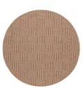 Safavieh Sisal All-Weather Natural / Grey SAW648 6 ft. 7 in. X 6 ft. 7 in. Square Rug