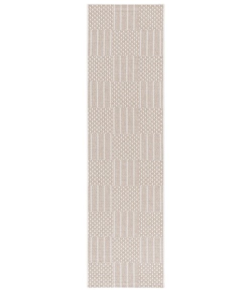 Safavieh Sisal All-Weather Taupe / Beige SAW648 2 ft. 2 in. X 8 ft. Runner Rug