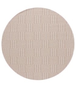 Safavieh Sisal All-Weather Taupe / Beige SAW648 6 ft. 7 in. X 6 ft. 7 in. Round Rug