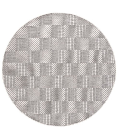 Safavieh Sisal All-Weather Grey / Ivory SAW648 2 ft. 2 in. X 8 ft. Runner Rug