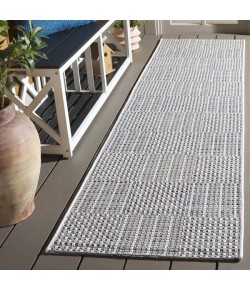 Safavieh Sisal All-Weather Aqua / Beige Ivory SAW648 6 ft. 7 in. X 6 ft. 7 in. Round Rug