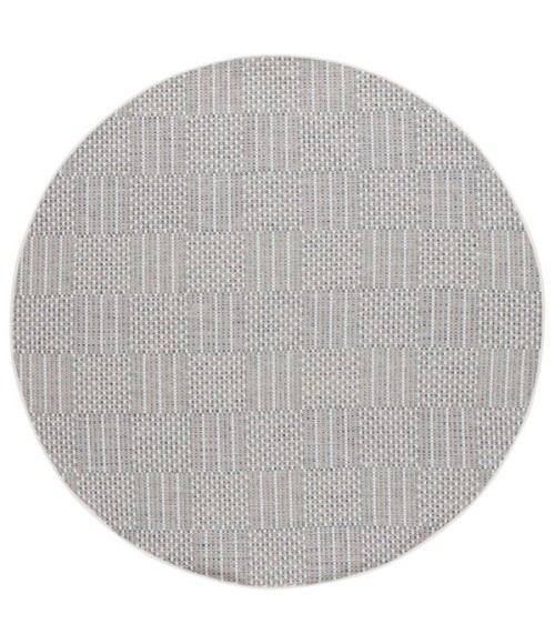 Safavieh Sisal All-Weather Aqua / Beige Ivory SAW648 2 ft. 2 in. X 8 ft. Runner Rug