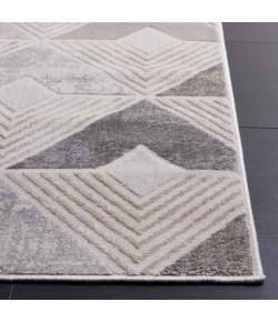 Safavieh Saylor Grey / Dark Grey SAY101 6 ft. 3 in. X 6 ft. 3 in. Square Rug