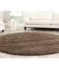 Safavieh California Shag Mushroom Rug SG151 5 ft. 3 in. X 5 ft. 3 in. Round - Rugs Town Safavieh California Shag Mushroom SG151 5 ft. 3 in. X 5 ft. 3 in. Round Rug