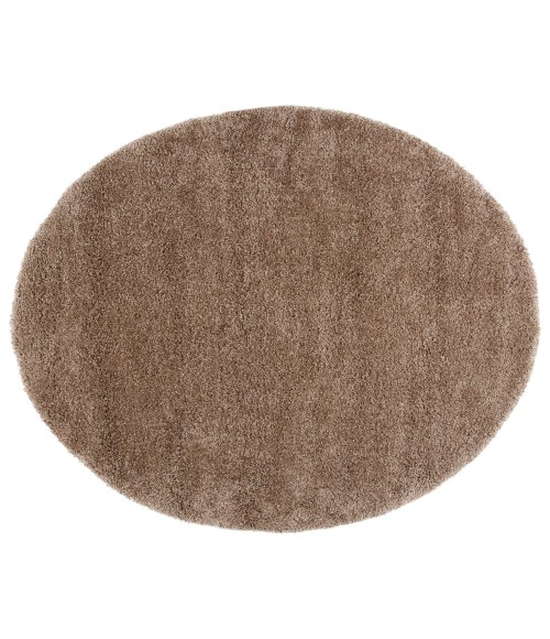 Safavieh Milan Shag Dark Beig SG180 7 ft. X 7 ft. Round Rug