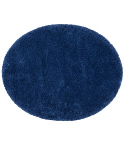 Safavieh Milan Shag Navy SG180 3 ft. X 3 ft. Round Rug
